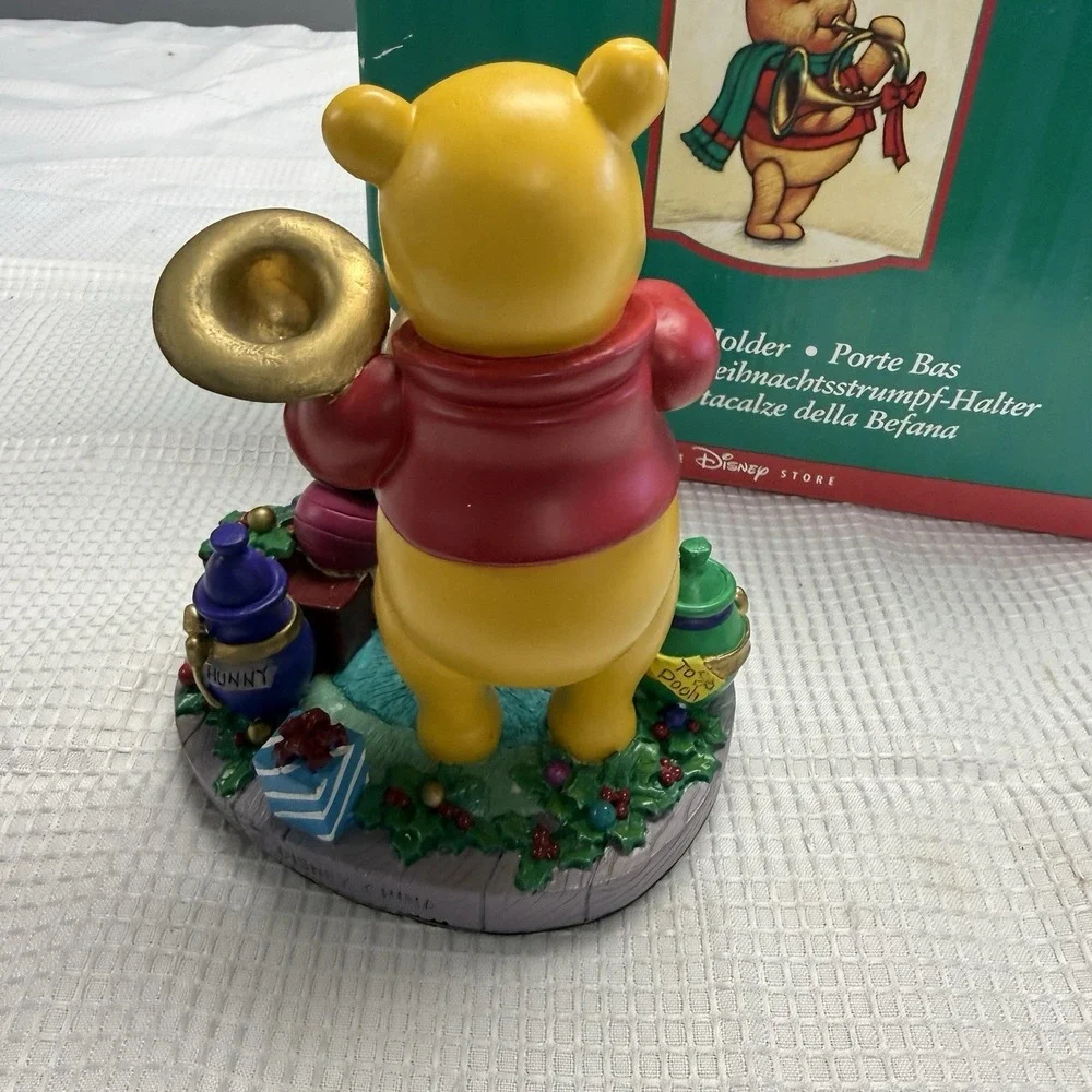Vintage‎ Disney Store Pooh Piglet Season Song 1997 Christmas Stocking Holder New
